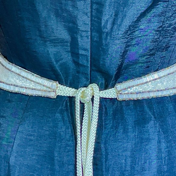 ▪️VTG▪️CHRISTIAN DIOR▪️1980's RARE Handmade Sequin Pearl Accented Beaded Belt - Picture 6 of 11